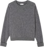 American Vintage Vito18ee25 Kvinde Steel Melange Sweaters Str MEDIUM -...