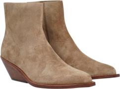 Lovelies Dulzura Ankle Suede Boots With Zipper Kvinde Hazel Brown Støv...