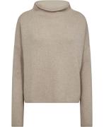 Lisa Yang Sandy Sweater Kvinde Sand Rullekraver Str M/L - hos Magasin