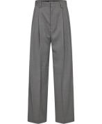 Filippa K Darcey Wool Trousers Kvinde Grey Melan Bukser Str 40 - hos M...