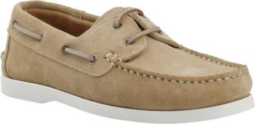 Bianco Bianoah Boat Shoe Suede Mand Tan Business Sko Str 40 - hos Maga...