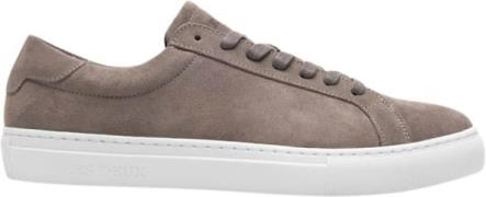 Les Deux Theodor Suede Sneaker Mand Dove Grey Business Sko Str 41 - Læ...