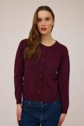 Magasin Myrna 3 RWS Cardigan Lambswool Kvinde Port Royal Cardigans Str...