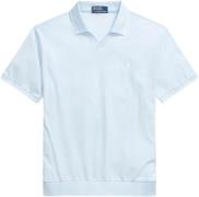 Polo Ralph Lauren Jaquard Piquessl-psh Mand Office Blue/white Kortærme...