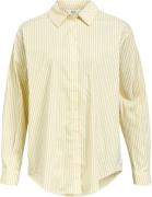 Object Objtutta LO L/S Shirt Noos Kvinde White/daffodil Langærmede Skj...