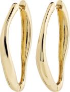 Pilgrim Dune Hoop Earrings Goldplated one size - Creoler hos Magasin