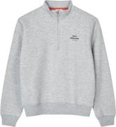 Mads Nørgaard - Copenhagen Mix Sweat Crewie Half Zip Sweatshirt Str 4 ...