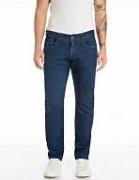 Replay Rocco Hyperflex Jeans Mand Mørkeblå Jeans Str 32/30 - hos Magas...