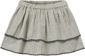 Sofie Schnoor Siggysk Skirt Str 4 år / 104 cm - Black Thin Stripe Nede...