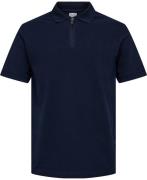 Pal Zileri Polo Mand Blue Navy Kortærmede Poloer Str 46 - hos Magasin