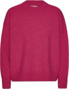 HUNKØN Adriana Knit Blouse Kvinde Pink Sweaters Str L - hos Magasin