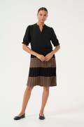 Culture Cubetty Short Dress Kvinde Black/raindrum Stripe Korte Kjoler ...