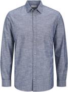 Jack & Jones Jjesummer Shirt LS SN Mand Faded Denim Langærmede Skjorte...