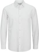 Jack & Jones Jjesummer Shirt LS SN Mand White Langærmede Skjorter Str ...