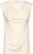 Rosemunde Viscose Tshirt Kvinde Ivory Kortærmede T-shirts Str L - hos ...