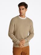 Tommy Hilfiger Racking Structure C NK Mand Sandalwood Heather Kortærme...