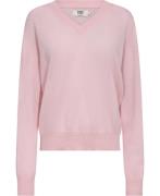 Magasin Mabel 10 100% Cashmere Kvinde Rose Quartz Sweaters Str L Cashm...