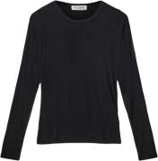 Sofie Schnoor Tshirt Long-sleeve Str 8 år / 128 cm - Black Langærmede ...