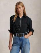 Polo Ralph Lauren 60/1 GD CTN Twilllsl-bfs Kvinde Sort Skjorter Str S ...