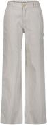 Sofie Schnoor Trousers Kvinde Light Brown Striped Bukser Med Lige Ben ...