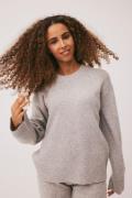 Magasin Classic 2 100% Cashmere Kvinde Light Grey Melange Sweaters Str...