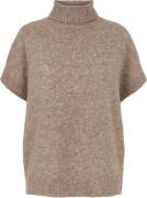 Sand Wool Izadi Roll Neck Kvinde Sand Sweaters Str XL - hos Magasin