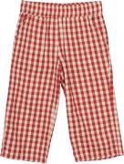 The New Tnstnelly Loose Pants Str 92 - Poppy Red Check Bukser hos Maga...