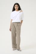 Karen by Simonsen Kbro Pants Kvinde Roasted Cashew Bukser Med Brede Be...