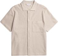 Norse Projects Gustav Crochet Jersey Shirt Mand Oatmeal Kortærmede T-s...