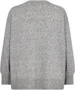 Wasabiconcept Curvy Waklio 2 Pullover Lys grå Kvinde 99470 Lys Grå Lan...