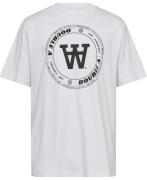 Wood Wood Asa Tirewall Tshirt Gots Mand White Kortærmede T-shirts Str ...