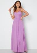 Bubbleroom Occasion Gemma Mesh Gown Purple 36