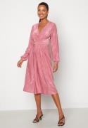 Bubbleroom Occasion Misou Tie Dress Pink 34