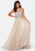 Christian Koehlert Sparkling Tulle Dream Dress Ghost Gray 40