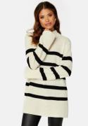 BUBBLEROOM Remy Striped Sweater White / Striped XS