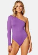 BUBBLEROOM Reya one shoulder body Purple XS