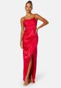 Bubbleroom Occasion Jianice Satin Gown Red 38