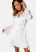 Bubbleroom Occasion Malique Satin Dress White 4XL