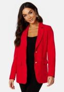 VILA Kammas Deco Loose Blazer Barbados Cherry 36