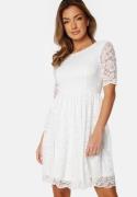 Bubbleroom Occasion Tinsey Lace Dress White 36