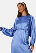 Bubbleroom Occasion Khrista Satin Dress Blue S