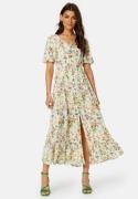 Object Collectors Item Lorena S/S Long Dress Sandshell AOP:ALBA 40