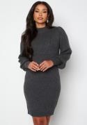 ONLY Katia L/S Dress Knit Dark Grey Melange XL