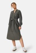 BUBBLEROOM Shaima Cargo Shirt Dress Khaki green XS