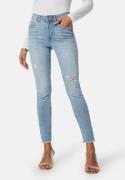 ONLY Onlblush Mid Skinny Ankle Denim Light Medium Blue Denim S/32