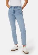 Pieces Pcbella High Waist tap ank jeans Light Blue Denim 33/30