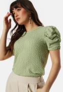 VILA Vianine S/S Puff Sleeve top Swamp XL