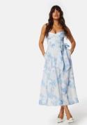 Bardot Vibrant tie dye midi dress Blue 42(UK14)