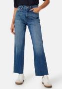 Happy Holly High Straight Ankle Jeans Medium blue 40