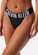 Calvin Klein High Leg Thong Black M